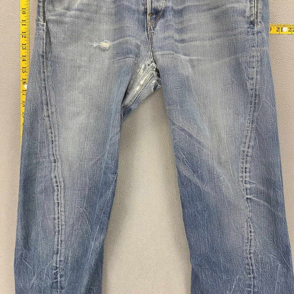 VTG Levis Engineered Jeans Mens Blue Buckle Back Twisted Button Fly Fits 33x30